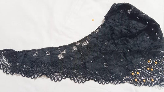 Women's Net Embroidered Under Hijab Cap